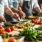 people cooking and preparing food