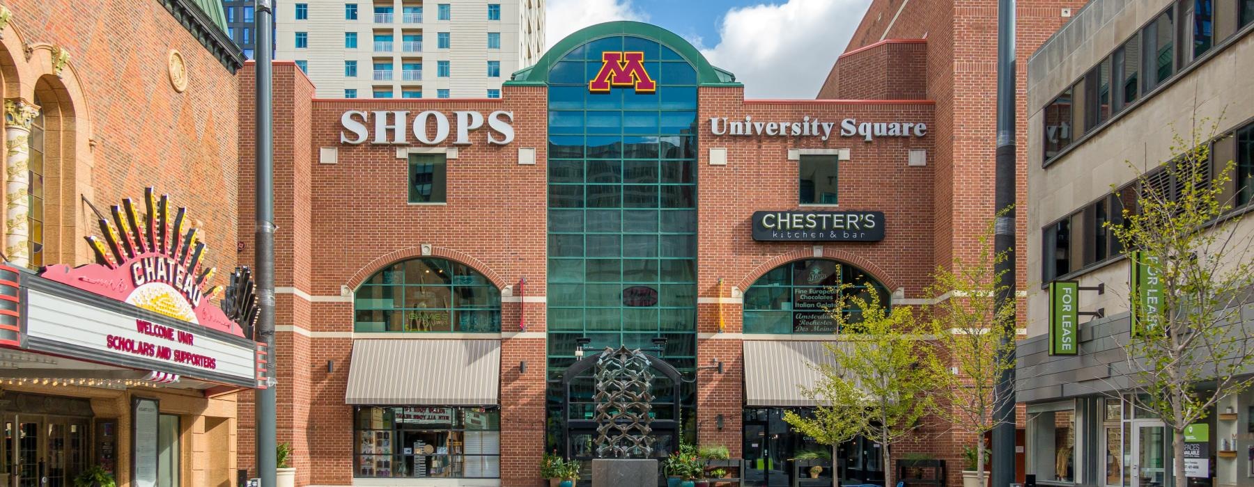 shopping center buildings